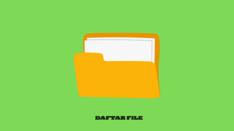 Script CMD untuk Export Daftar Nama File dalam Folder Menjadi File Text (.txt)